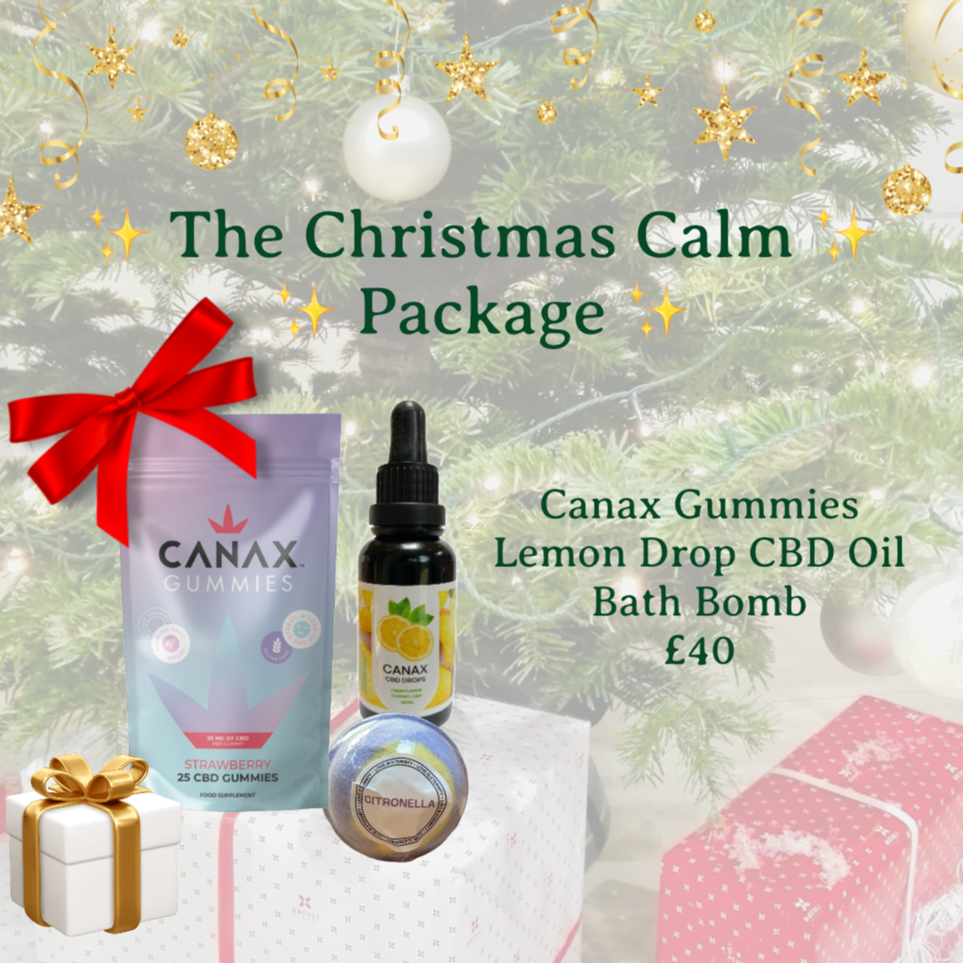 The Christmas Calm Bundle with Strawberry Gummies